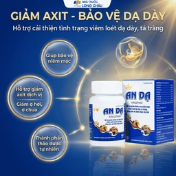 Viên uống hỗ trợ giảm axit dịch vị, giảm viêm loét dạ dày, tá tràng An Dạ Kingphar (60 viên) 2
