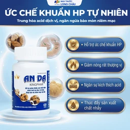 Viên uống hỗ trợ giảm axit dịch vị, giảm viêm loét dạ dày, tá tràng An Dạ Kingphar (60 viên) 4