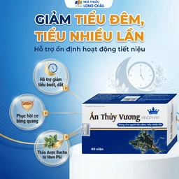 Viên uống giúp bổ thận, giảm tiêu đêm tiểu ngày nhiều lần Ấn Thủy Vương Kingphar (4 vỉ x 10 viên) 3