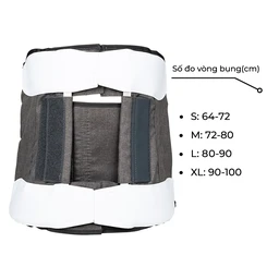 Áo vùng lưng H3 Hameco giúp cố định và chống đỡ cột sống