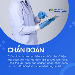 Chẩn đoán áp xe dựa trên tiền sử bệnh và thói quen sinh hoạt, kết hợp thăm khám và chẩn đoán hình ảnh