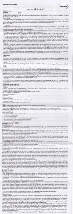 Thuốc Aphaxan Armephaco giảm đau, chống viêm (5 vỉ x 20 viên)