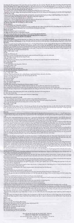 Thuốc Aphaxan Armephaco giảm đau, chống viêm (5 vỉ x 20 viên)