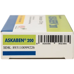 Thuốc Askaben 200mg OPV điều trị nhiễm ấu trùng sán lợn có tổn thương não (1 vỉ x 2 viên) 4