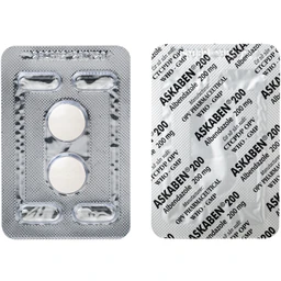 Thuốc Askaben 200mg OPV điều trị nhiễm ấu trùng sán lợn có tổn thương não (1 vỉ x 2 viên) 5