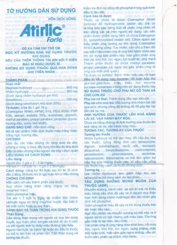 Hỗn dịch uống Atirlic forte 10g An Thiên giảm triệu chứng tăng acid dạ dày (20 gói)