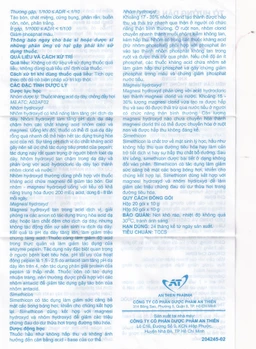 Hỗn dịch uống Atirlic forte 10g An Thiên giảm triệu chứng tăng acid dạ dày (20 gói)