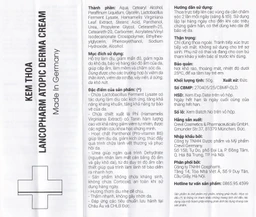 Kem bôi viêm da cơ địa Atopic Derma Cream Lancopharm 50g