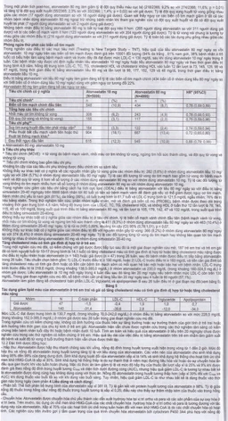 Thuốc Atorlog 20mg Bidiphar điều trị tăng cholesterol toàn phần và LDL-cholesterol (3 vỉ x 10 viên)