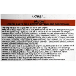 Dầu xả L'oreal full resist purifying giảm gãy rụng tóc giúp tóc chắc khỏe (440ml) 4
