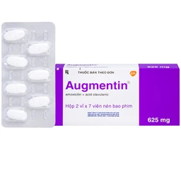 Thuốc Augmentin 625mg GSK điều trị nhiễm khuẩn (2 vỉ x 7 viên) 1