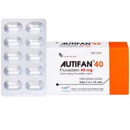 Thuốc Autifan 40 An Thiên điều trị rối loạn lipid huyết (3 vỉ x 10 viên) 1