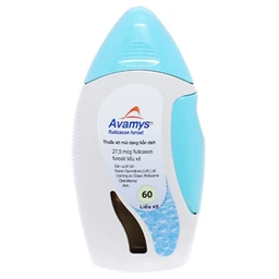 Thuốc xịt mũi Avamys 27.5mcg GSK điều trị chảy nước mũi, xung huyết mũi (60 liều xịt)