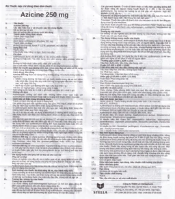 Thuốc cốm Azicine 250mg Stella điều trị nhiễm khuẩn (6 gói x 1g)