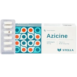 Thuốc Azicine 250mg Stella điều trị nhiễm khuẩn (1 vỉ x 6 viên) 2