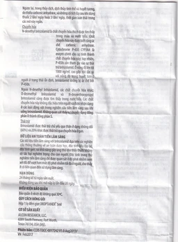 Thuốc nhỏ mắt Azopt Alcon điều trị tăng nhãn áp, glôcôm góc mở (5ml)