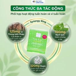 Viên uống hỗ trợ các bệnh về tai, giảm ù tai, tăng cường thính giác Vita Ear New Nordic (15 viên) 4