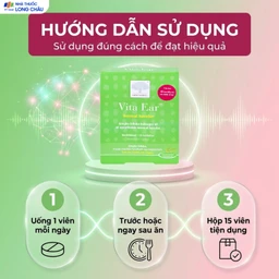Viên uống hỗ trợ các bệnh về tai, giảm ù tai, tăng cường thính giác Vita Ear New Nordic (15 viên) 5