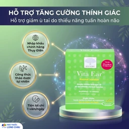 Viên uống hỗ trợ các bệnh về tai, giảm ù tai, tăng cường thính giác Vita Ear New Nordic (15 viên) 3