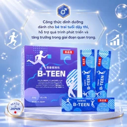 Siro bổ sung vitamin và khoáng chất cho bé trai trong giai đoạn tăng trưởng B-TEEN Kenko (30 gói x 15g) 4