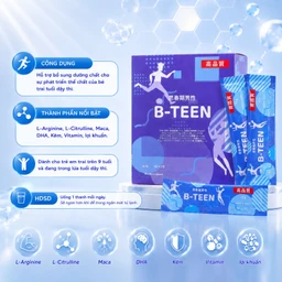 Siro bổ sung vitamin và khoáng chất cho bé trai trong giai đoạn tăng trưởng B-TEEN Kenko (30 gói x 15g) 5