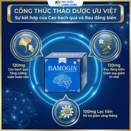 Viên uống tăng cường tuần hoàn não, cải thiện trí nhớ Bamogin Thành Công (6 vỉ x 10 viên) 3