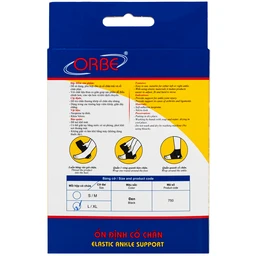 Băng ổn định cổ chân Elastic Ankle Support Orbe size L/XL 4
