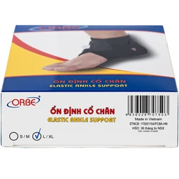 Băng ổn định cổ chân Elastic Ankle Support Orbe size L/XL 5