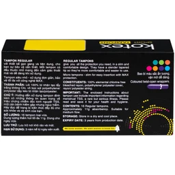 Băng vệ sinh dạng tampons Kotex loại vừa (Hộp 16 miếng) 4