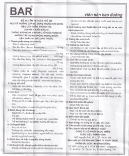 Thuốc lợi gan mật Bar Pharmedic điều trị các bệnh về gan (60 viên)