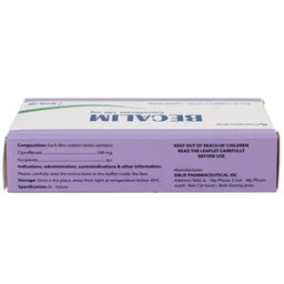 Thuốc Becalim 100mg Enlie Pharma điều trị tăng Cholesterol máu (3 vỉ x 10 viên)