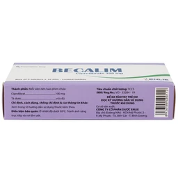 Thuốc Becalim 100mg Enlie Pharma điều trị tăng Cholesterol máu (3 vỉ x 10 viên)