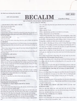 Thuốc Becalim 100mg Enlie Pharma điều trị tăng Cholesterol máu (3 vỉ x 10 viên)