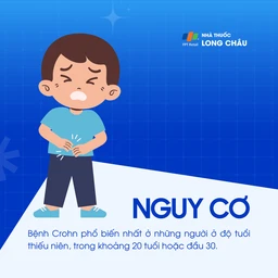 Bệnh Crohn thường gặp ở thanh thiếu niên và người trẻ, phổ biến nhất trong độ tuổi 20 đến đầu 30