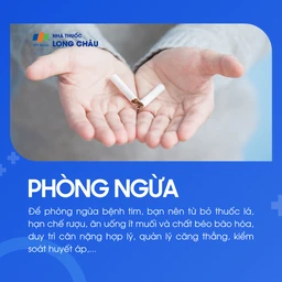 Để phòng ngừa bệnh tim, nên bỏ thuốc lá, hạn chế rượu bia, ăn ít muối và chất béo bão hòa, duy trì cân nặng hợp lý