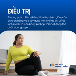 Điều trị: Giảm cân an toàn nhờ chế độ ăn uống lành mạnh, cân bằng kết hợp tập luyện thể chất thường xuyên