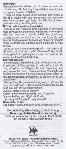 Thuốc Bequantene 100mg Mediplantex điều trị chứng rụng tóc lan tỏa (2 vỉ x 10 viên)