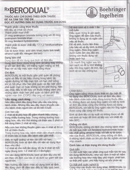 Dung dịch Berodual Boehringer hỗ trợ giãn phế quản (10ml)