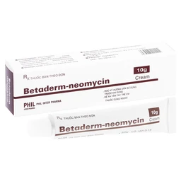 Kem bôi ngoài da Betaderm Neomycin Cream Phil điều trị các bệnh viêm da (10g)
