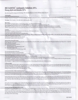 Dung dịch sát khuẩn Betadine Antiseptic Solution hỗ trợ sát khuẩn vết thương (30ml)