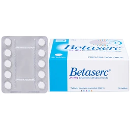 Thuốc Betaserc 24mg Abbott điều trị hội chứng Meniere (5 vỉ x 10 viên) 1