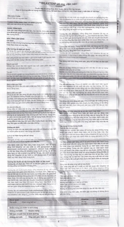 Thuốc Bilaxten 20mg Menarini điều trị viêm mũi dị ứng, mày đay (1 vỉ x 10 viên)