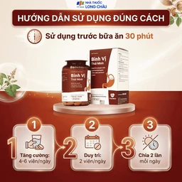Viên uống giảm acid dịch vị Bình Vị Thái Minh (80 viên) 5