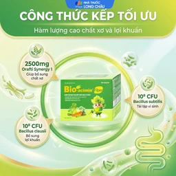 Cốm giúp làm giảm táo bón Bio-acimin Fiber Meracine (30 gói) 3