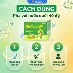 Cốm giúp làm giảm táo bón Bio-acimin Fiber Meracine (30 gói) 5