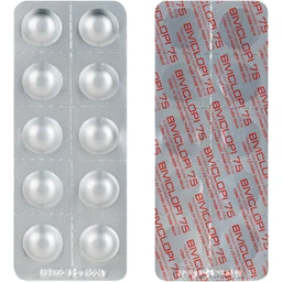 Thuốc Biviclopi 75mg Reliv chỉ định để dự phòng và giảm nguy cơ xuất hiện các biến cố do xơ vữa động mạch hoặc thuyên tắc huyết khối (3 vỉ x 10 viên) 4