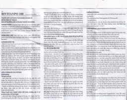 Thuốc Bivitanpo 100 BV điều trị tăng huyết áp mức độ nhẹ và vừa (3 vỉ x 10 viên)