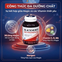 Viên uống hỗ trợ cơ bắp, giảm chuột rút Blackmores Bio Magnesium (100 viên) 3