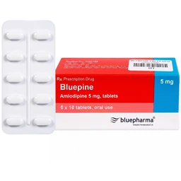 Thuốc Bluepine Bluepharma điều trị tăng huyết áp (6 vỉ x 10 viên)  1