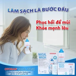 Bộ rửa mũi Otosan Nasal Wash Kit (30 gói) làm sạch sâu, ngừa viêm xoang, viêm mũi dành cho trẻ trên 6 tuổi